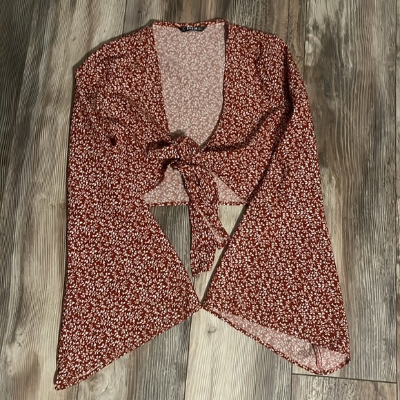 SHEIN NWOT S long sleeve crop top - Picture 3 of 5